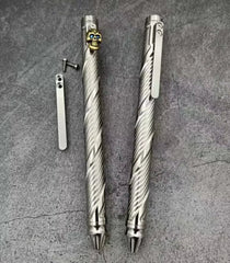 Titanium Alloy Bolt Pen Writing Mechanical Ballpoint Pen Outdoor EDC Multi-Tool 07FC0E-D4 - KOEEK