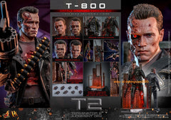 1/6 Hot Toys T-800 Battle-Damaged 2.0 Terminator 2 Scale DX46 Figure HOT_TOYS - KOEEK