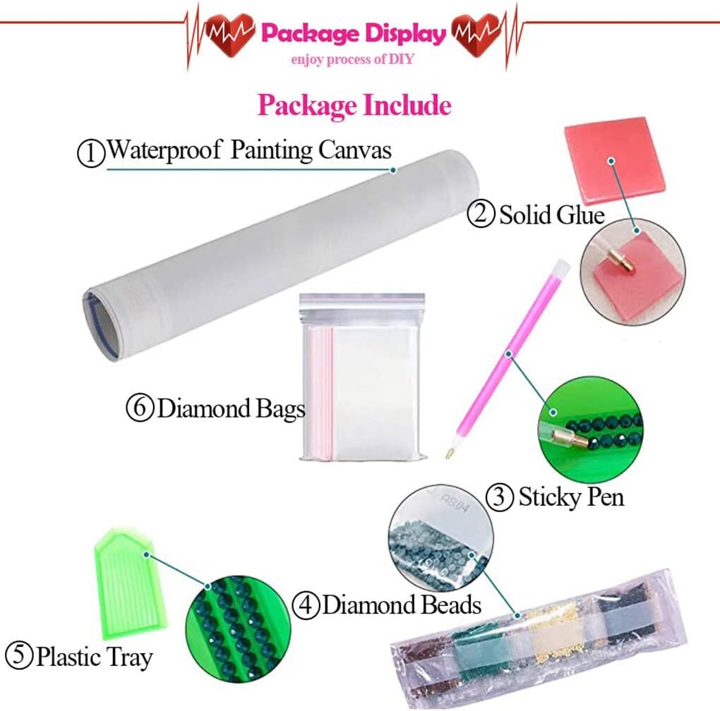 new Eiazuiks Diamond Painting Kits for Adults, Wolf 5D DIY 12x16 inches, B7457 EIAZUIKS - KOEEK