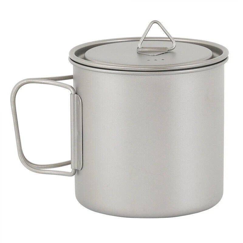 Outdoor 650ml Titanium Water Cup Coffee Cup Ultra Light And Large Capacity 07FC0E-D4 - KOEEK