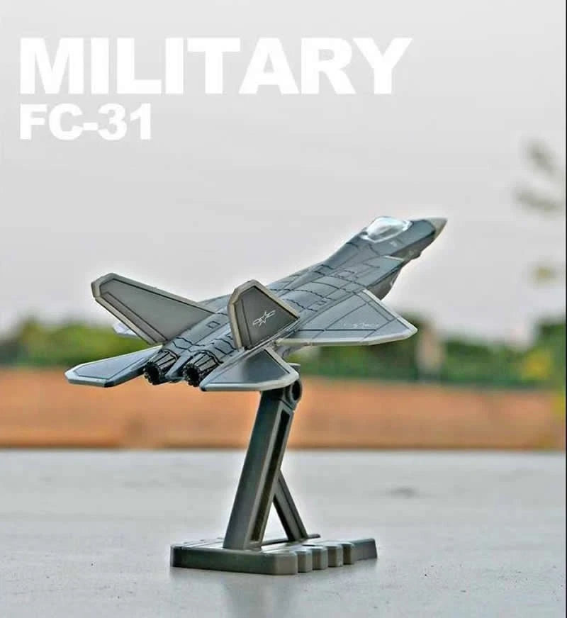 PLA 1/150 FC-31 Fighter Diecast Finished Product Model 07FC0E-D4 - KOEEK