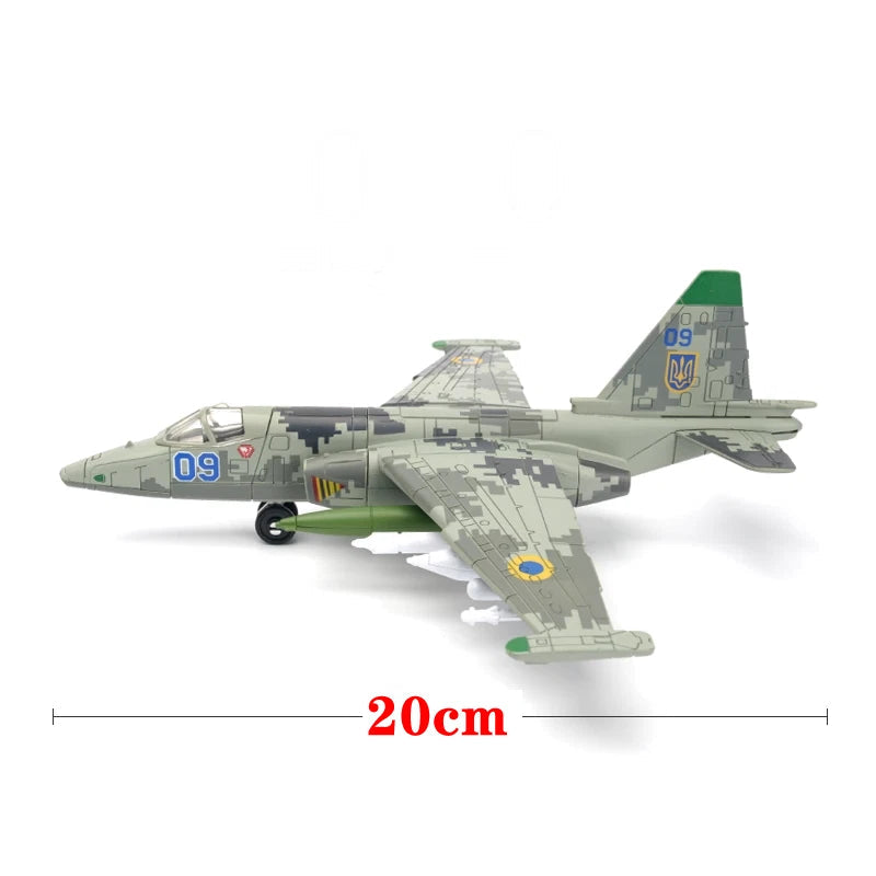 1/72 SU-25 Frogfoot Attack Aircraft Fighter Plastic Painted Unassembled 07FC0E-D4 - KOEEK