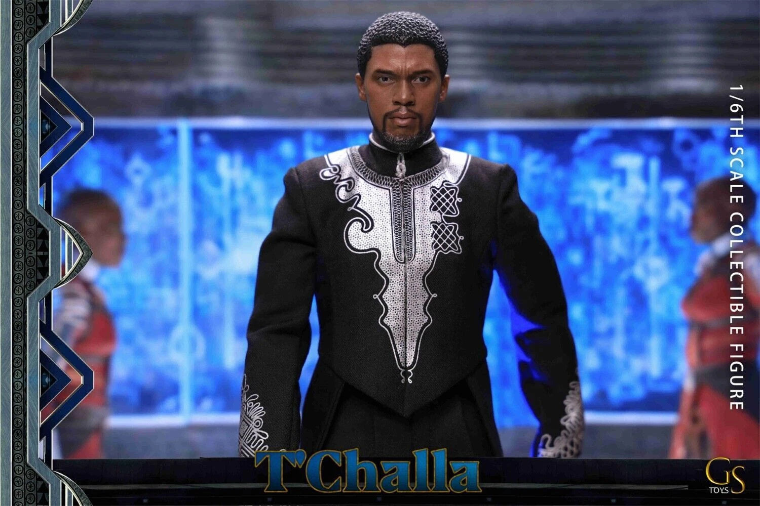 1/6 T'Challa Black Panther Wakanda King Action Figure 12inches Box Suit Doll 07FC0E-D4 - KOEEK