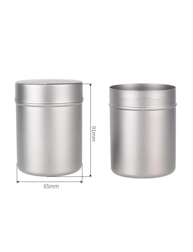 Portable Travel Tea Caddy Titanium Storage Boxes Sealed Tea Leaves Container 07FC0E-D4 - KOEEK
