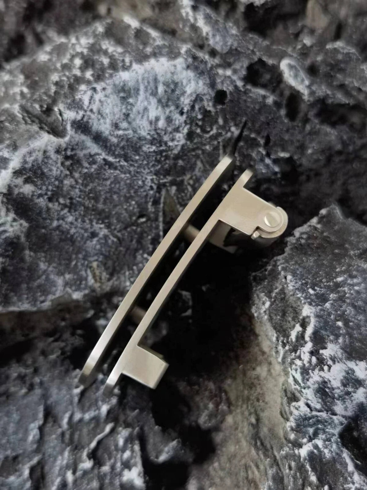 Pure Titanium Men's Belt Pin Buckle Five Blessings Pattern Anti Allergic EDC 07FC0E-D4 - KOEEK