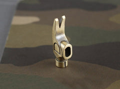 Solid Retro Brass DIY Hammer Creative Crowbar Keychain Knife Pendant EDC Tool 07FC0E-D4 - KOEEK