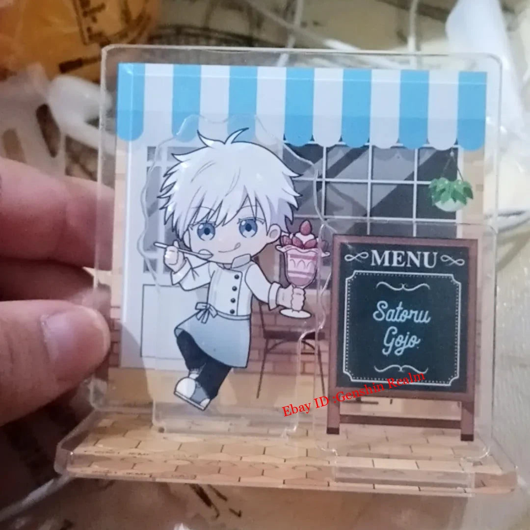 Anime Jujutsu Kaisen Satoru Gojo Restaurant Desktop Stand Figure Decor Gift 07FC0E-D4 - KOEEK