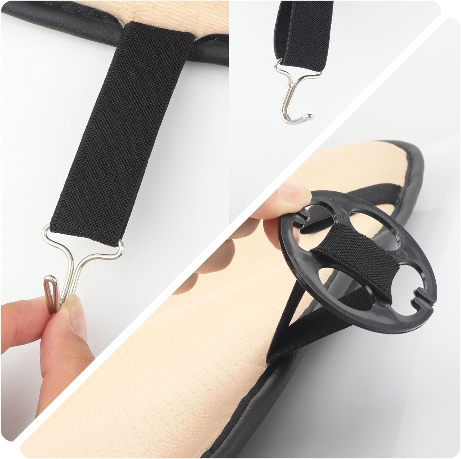new 24PCS Seat Covers for Cars Hooks,12 Plastic Car Cover Chucks + 12 Metal... 07FC0E-D4 - KOEEK