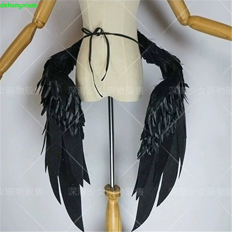 Anime Overlord Albedo Wings Foldable Handmade Cosplay Props Costume Accessories HANDMADE - KOEEK