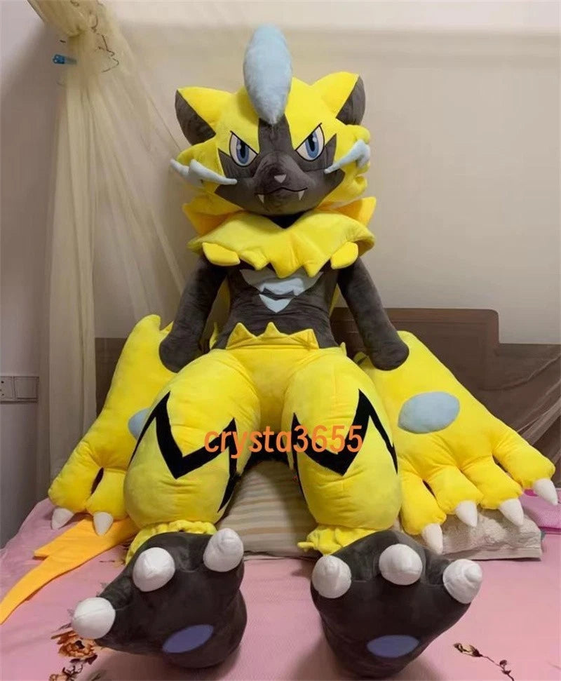 Giant Anime Plush Doll Cover Zeraora Cinderace Skin Pillow Case Toys Gift 63" 07FC0E-D4 - KOEEK