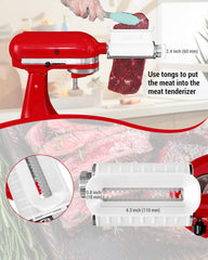 new Meat Tenderizer Attachment for KitchenAid, Machine Kitchen... 07FC0E-D4 - KOEEK