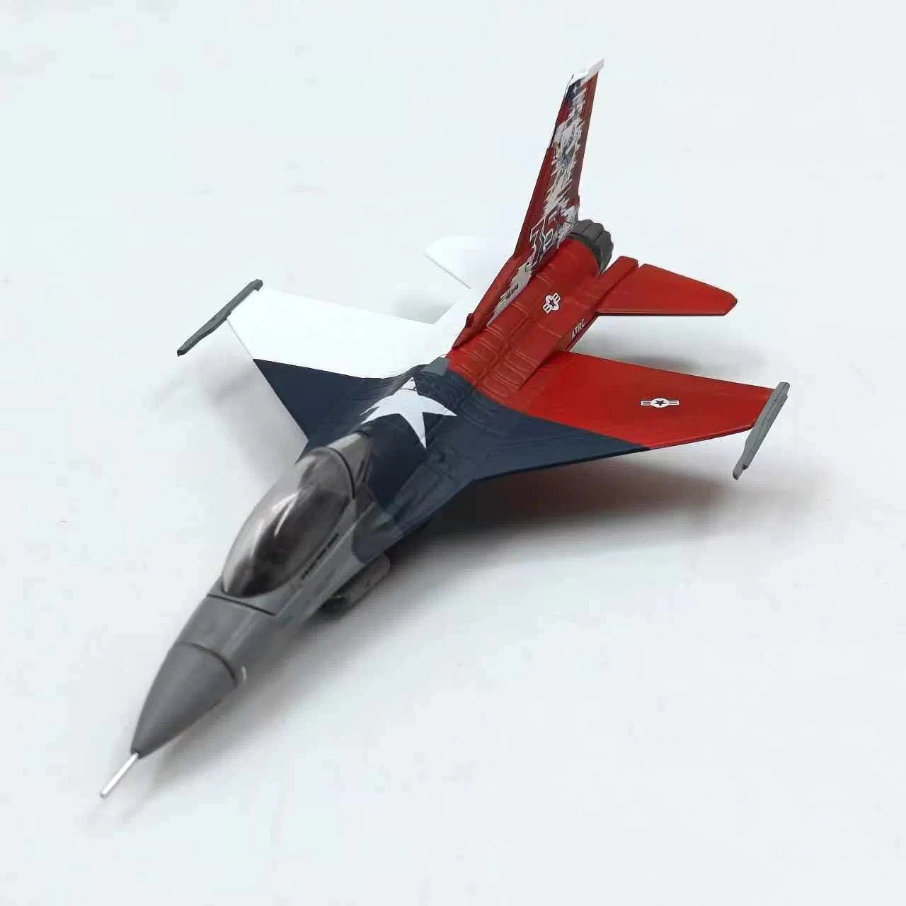 1:100 USAF F-16 Falcon Fighter Jet Model Diecast Plastic Military Aircraft 07FC0E-D4 - KOEEK