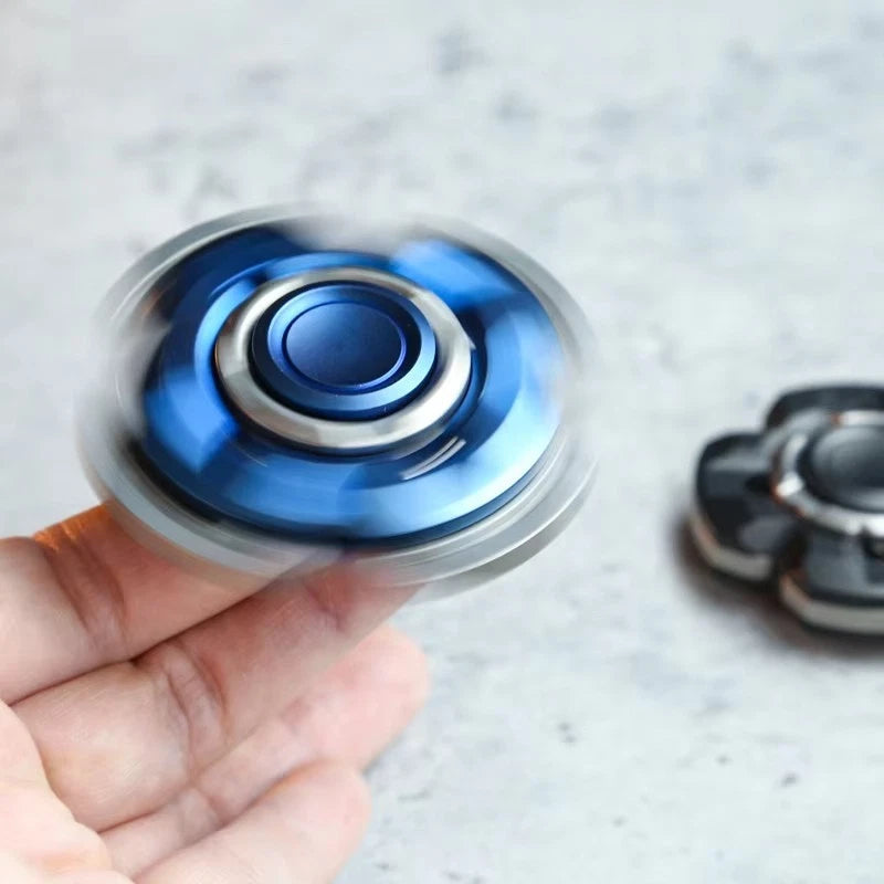 Stainless Steel Mini Exquisite Hand Spinner Stylish Unique EDC Fidget Toys 07FC0E-D4 - KOEEK