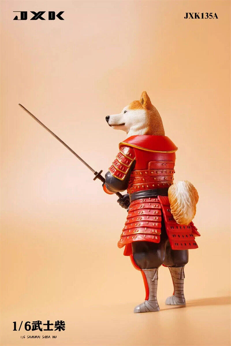 Warrior Shiba Inu Weapon 1/6 Figure Dog Standing Model Toy Pet Gift Collectible 07FC0E-D4 - KOEEK