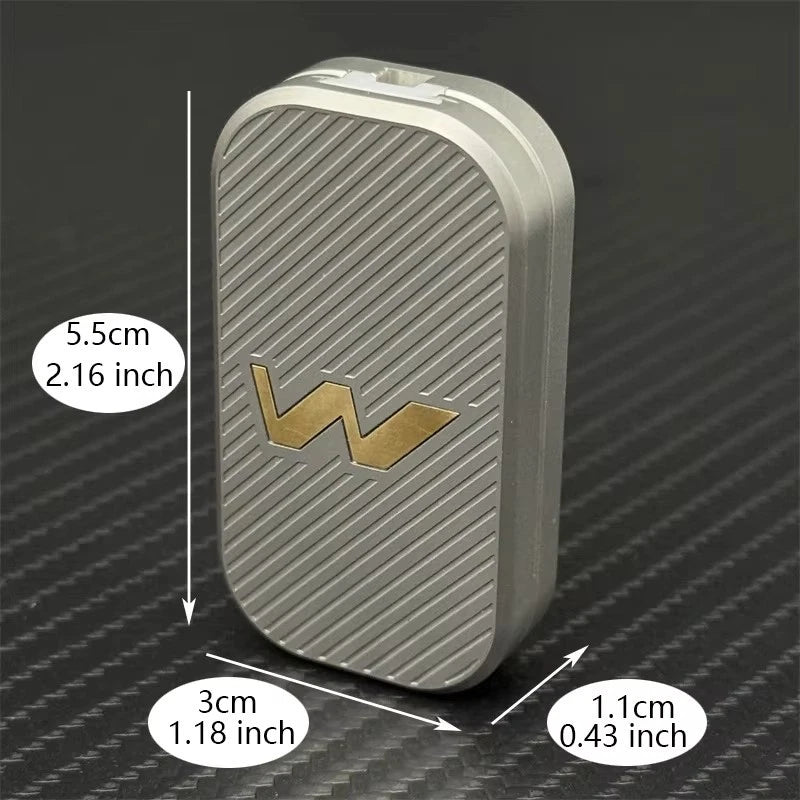 Modern Simple Stainless Steel EDC Fidget Toy Mechanical Push Fidget Slider 07FC0E-D4 - KOEEK