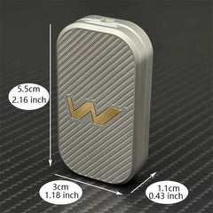 Modern Simple Stainless Steel EDC Fidget Toy Mechanical Push Fidget Slider 07FC0E-D4 - KOEEK