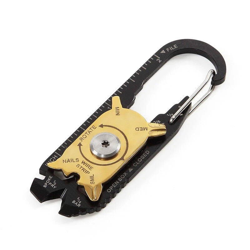 20 In 1 Mini Multifunctional Pocket Tool Portable Keychain EDC Multi-tool 07FC0E-D4 - KOEEK