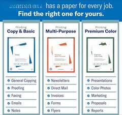 Printing Paper,20lb Paper,8.5 x 11 - 3 Rolls (1,500 Sheets), 500 Sheets (3 Pack) 07FC0E-D4 - KOEEK