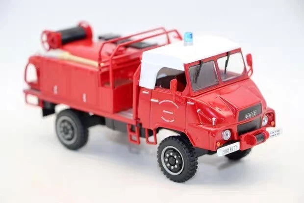 1/43 Alloy SIMCA Unic Fire Truck Model Vintage Fire Engine Collectible Desktop 07FC0E-D4 - KOEEK