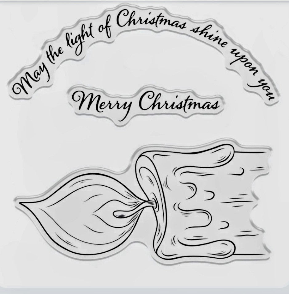 Crafters Companion Christmas By Candlelight Dies:Candle Trio Dies/Light Stamps! 07FC0E-D4 - KOEEK
