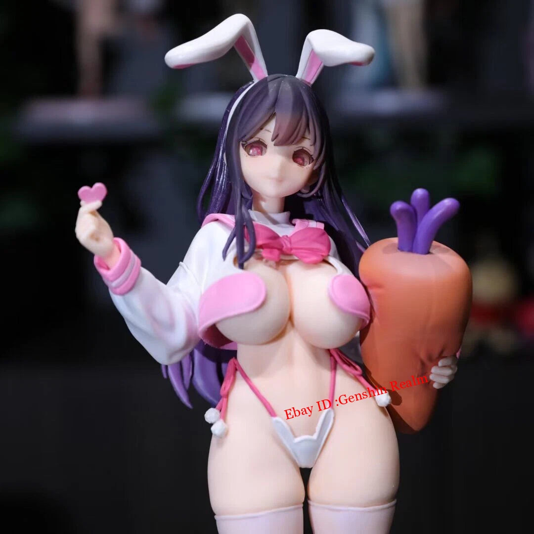 Anime Girl Carrot Bunny Girl Unosakura 1/6 Pvc Figure Model Collection Decor 07FC0E-D4 - KOEEK
