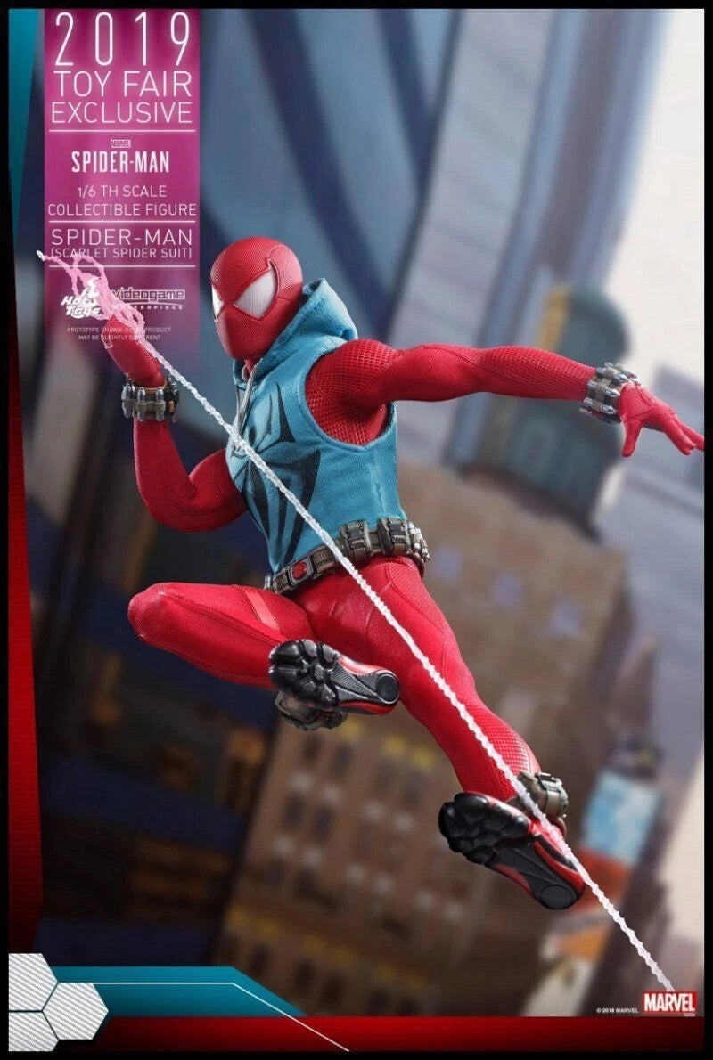 Hot Toys VGM34 Marvel's Spider-Man (Scarlet Spider Suit) 1/6 Action Figure HOT_TOYS - KOEEK