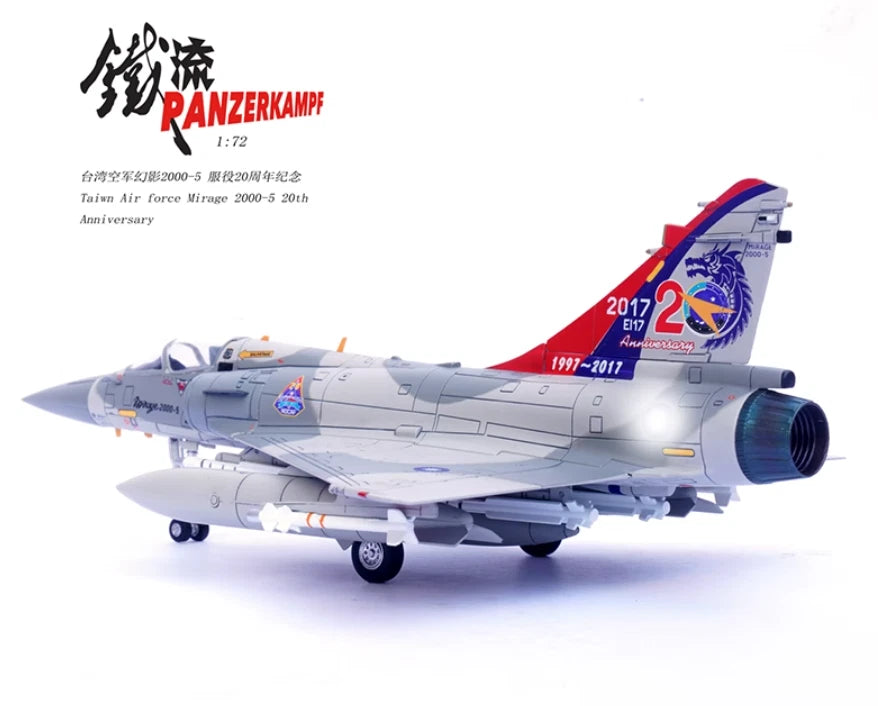 1/72 14626PE Mirage 2000-5 Fighter 20th Anniversary T Air Force Alloy Model Yoy 07FC0E-D4 - KOEEK