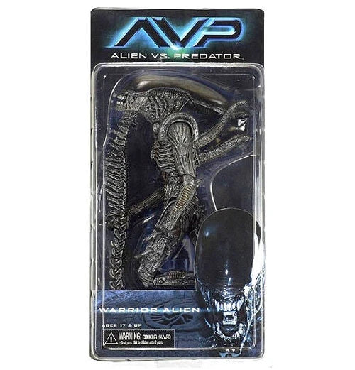 NECA Aliens Warrior Alien vs Predator AVP Black 7" Action Figure 1:12 Series 7 NECA - KOEEK