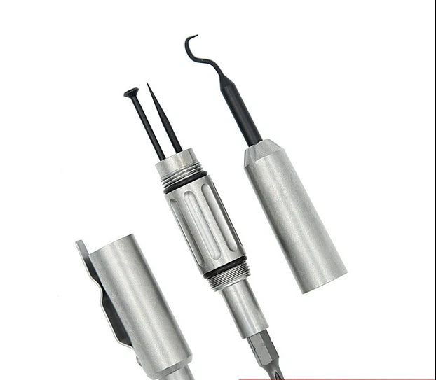 EDC Titanium Alloy Hook Screwdriver Bit Tactical Multi-functional Tools 07FC0E-D4 - KOEEK