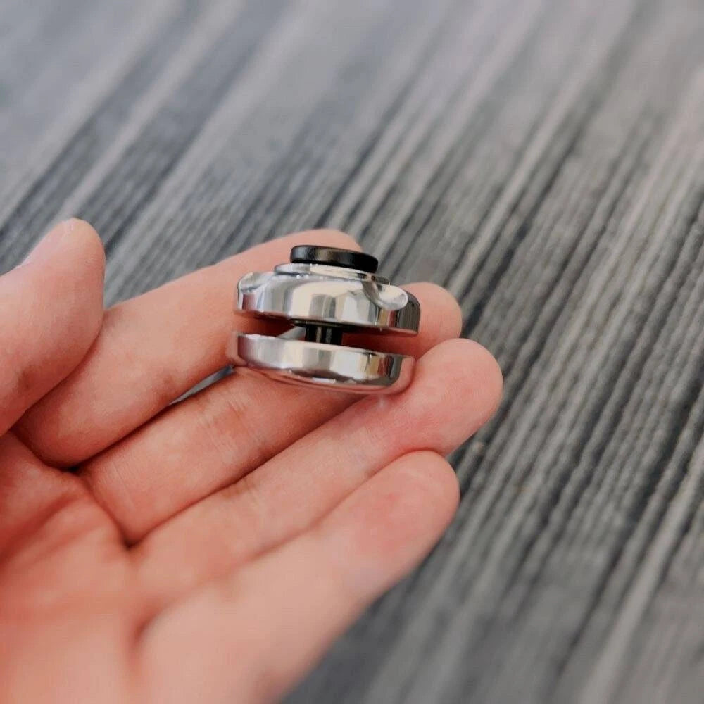 Fidget Spinner Toy Stainless Steel EDC Fidget Toys Adhd Hand Spinner Toy 07FC0E-D4 - KOEEK