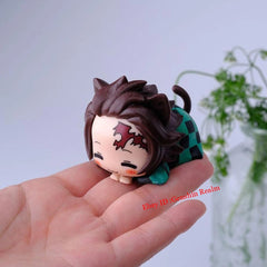 6Pcs/Set Anime Demon Slayer Kamado Tanjirou Pvc Figure Model Collection Decor 07FC0E-D4 - KOEEK