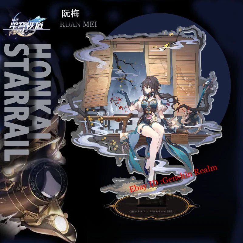 Anime Honkai: Star Rail Ruan Mei Stand Establish  Figure Acrylic Gift 07FC0E-D4 - KOEEK