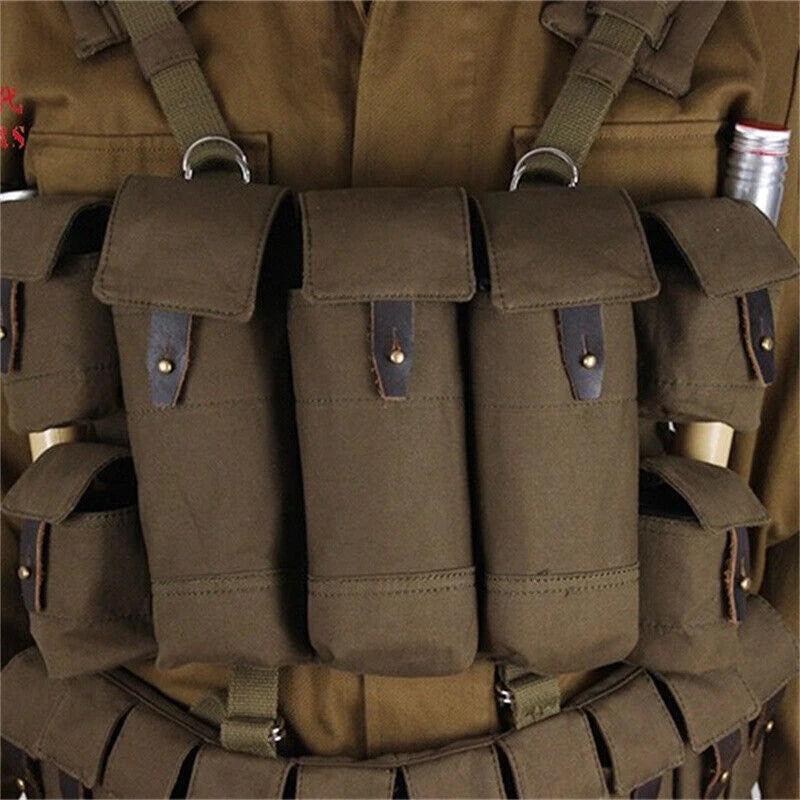 Russian Soviet Army Lifchik Tactical Vest R22 Chest Hanging 56Molle Bag Stock 07FC0E-D4 - KOEEK