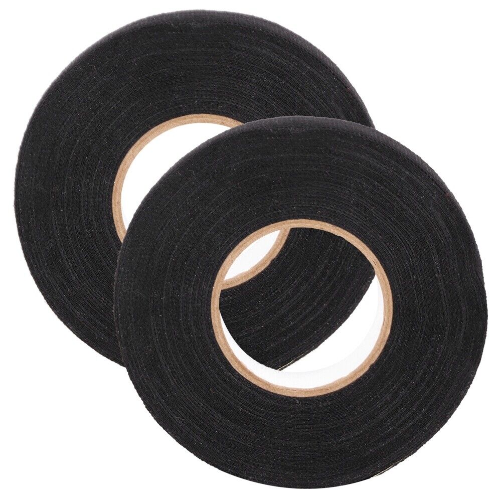 new 15mx19mm Cloth Adhesive Black Tape Insulation Wiring Harness For Car Tool koeek - KOEEK