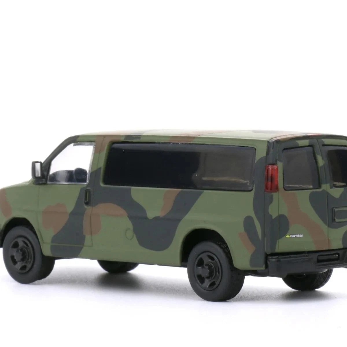 1:64 Chevrolet Express Van Camo Diecast Metal Model Military Style Classic Van 07FC0E-D4 - KOEEK