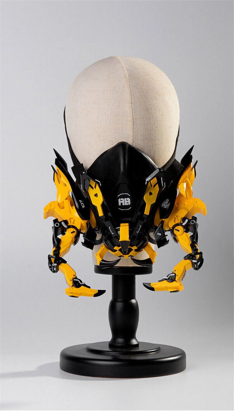 Cosplay Cyberpunk Wasp Resin Mask Cosplay Technology Nightclub Masks Stage Props 07FC0E-D4 - KOEEK