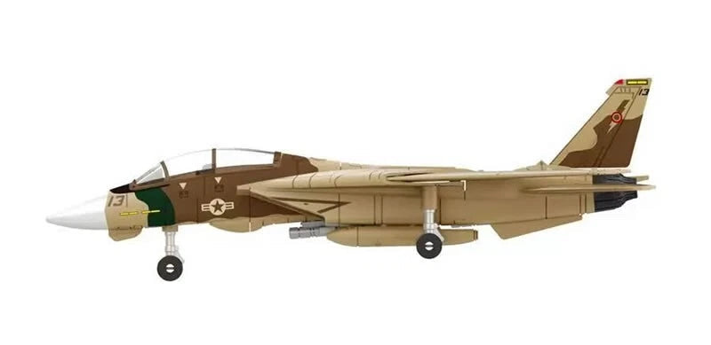 1/72 US F-14A Tomcat F-14 Fighter Topgun 13 'Desert' Plastic Painted Unassembled 07FC0E-D4 - KOEEK