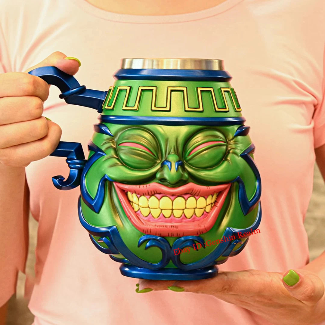 Anime Yu-Gi-Oh! Pot of Greed Resin Model Collectible Water Cup 400ml（Psd Studio） 07FC0E-D4 - KOEEK