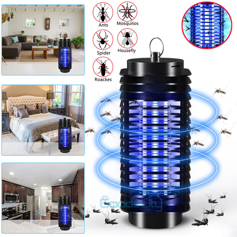 ny 1 ~ 4 STK Elektrisk Mygg Insekt Zapper Fly Bug Killer Trap LED-lampe Skadedyrkontroll