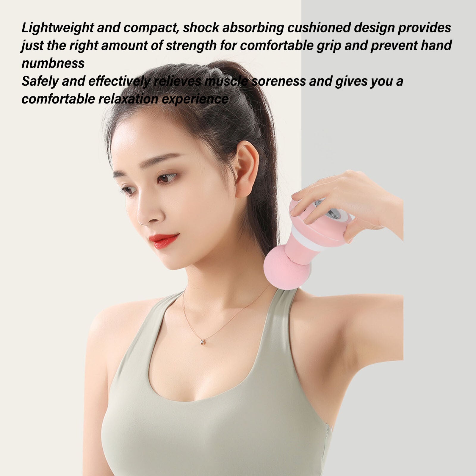 new Compact And Portable Mini Hand Held Massager Powerful Vibration For HGF koeek - KOEEK