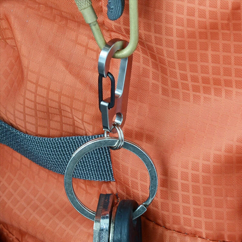 TITANER CNC Titanium Alloy Key Chain Carabiner Tools Outdoor Camping Travel EDC TITANER - KOEEK