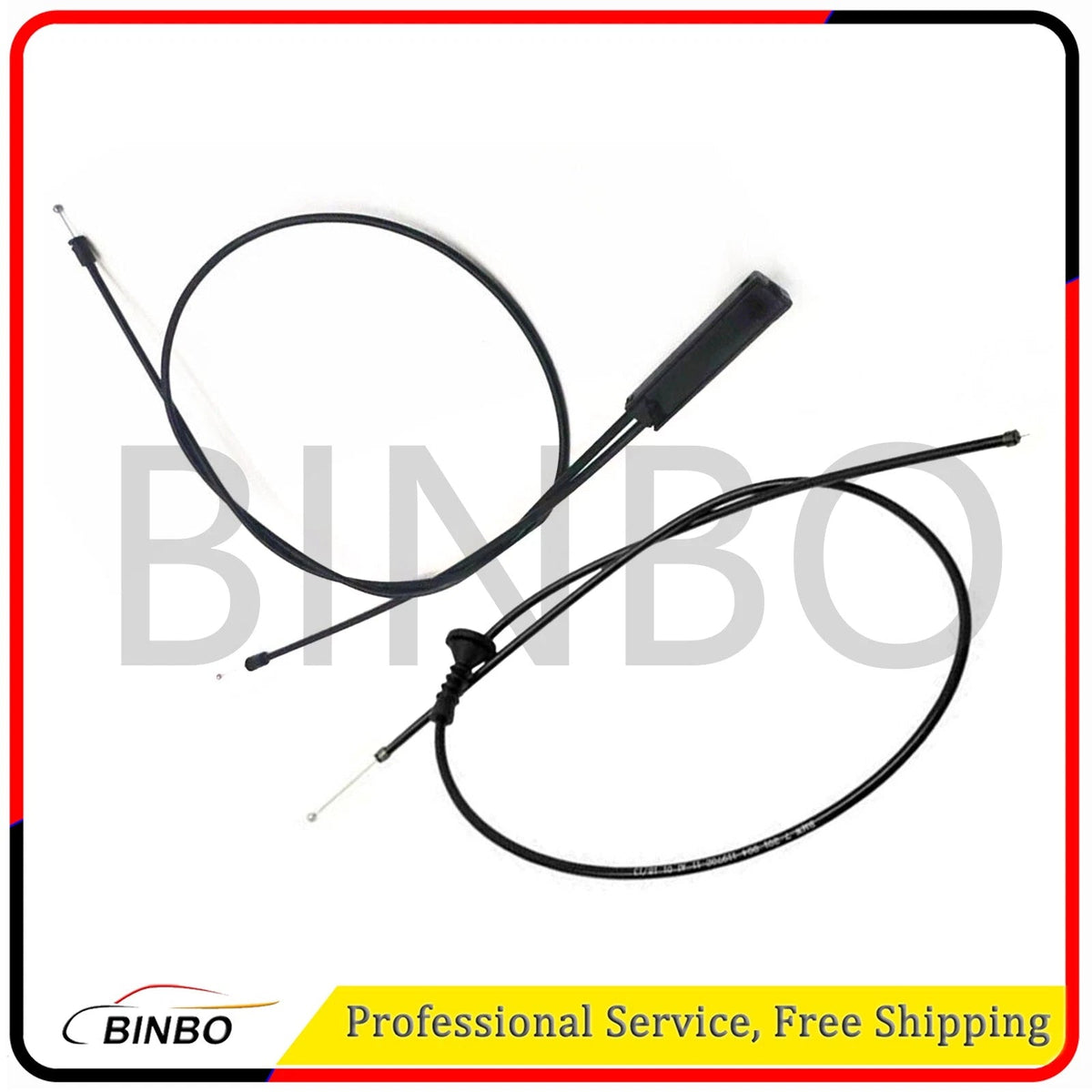 2Pcs Hood Latch Lock Release Cable for BMW E90 E92 X1 51237184432 51237201904 07FC0E-D4 - KOEEK