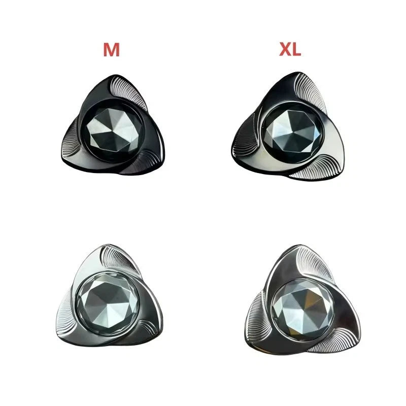 EDC Stylish Stainless Steel Hand Spinner Fidget Spinner Stress Relief Fidget Toy 07FC0E-D4 - KOEEK