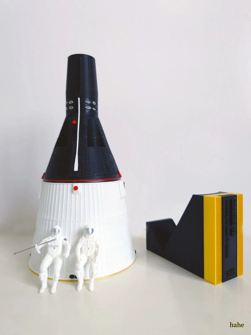 1/32 7.6'' High Gemini Manned Spacecraft  3D Printed Plastic Finished Model 07FC0E-D4 - KOEEK
