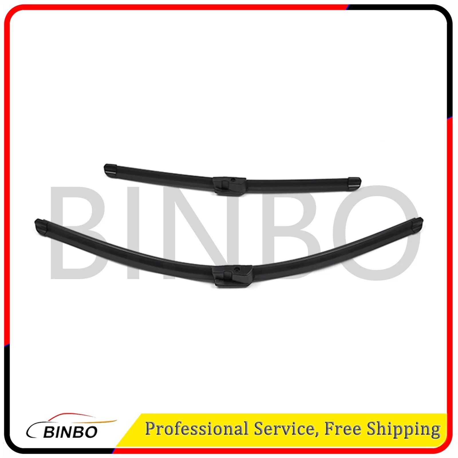 Front Windshield Wiper Blades For 11-16 BMW 5 Series F10 F11 F18 M5 61612163749 07FC0E-D4 - KOEEK