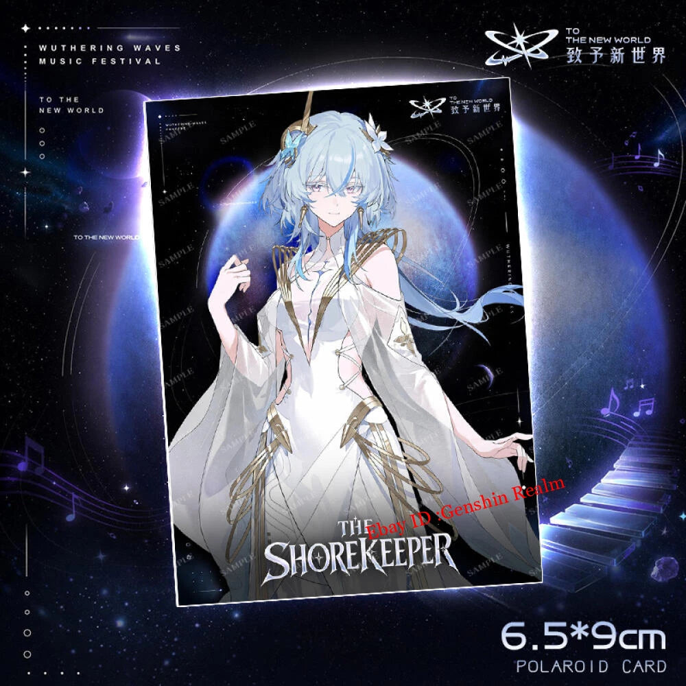 8Pcs/Set Anime Wuthering Waves Limited Edition Card Decor Collection Gift 07FC0E-D4 - KOEEK