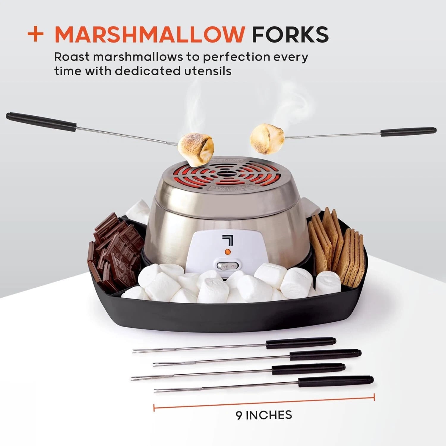Electric Marshmallow Roaster Set of 8, Small Kitchen Utensils 07FC0E-D4 - KOEEK