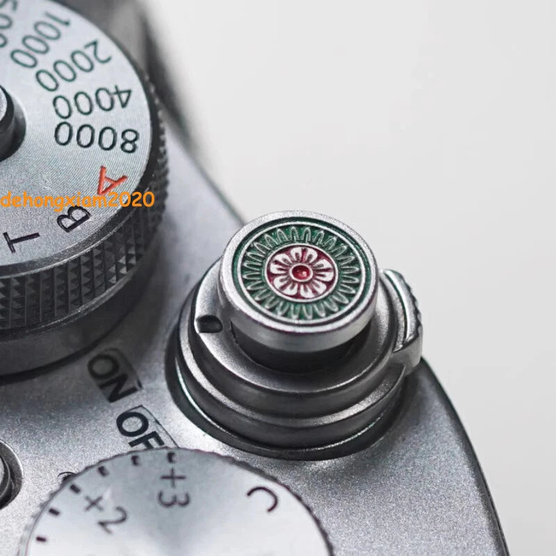 Mahjong Theme Hot Shoe Cover Metal Release Camera Button For Fujifilm XT5 XT30 07FC0E-D4 - KOEEK