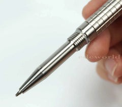 EDC Min TC4 Titanium Keychain Practical Ballpoint Pen Outdoor Travel Pen P-48T 07FC0E-D4 - KOEEK