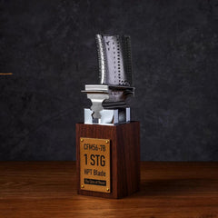 9.6'' F-16 fighting falcon F100 ENGINE STAGE 2 Fan Blade Office Gift Ornament 07FC0E-D4 - KOEEK